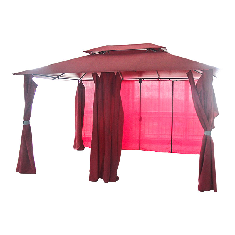 Gazebo Tent Outdoor Pop Up Gazebo Canopy Shelter พร้อมตาข่ายยุง