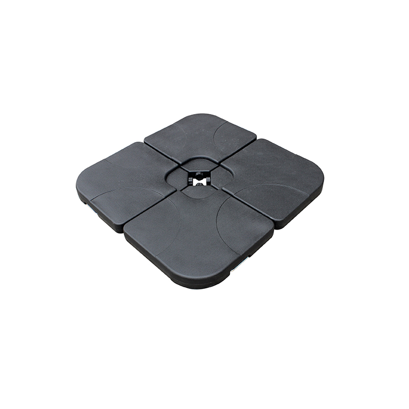 ลานกลางแจ้ง 10 'ร่มแขวนสีแดดแดด w/t cross base